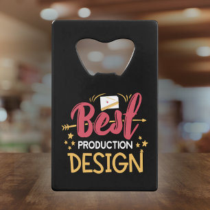 Best Production Design - Film Crew Gift Credit Card Bottle Opener