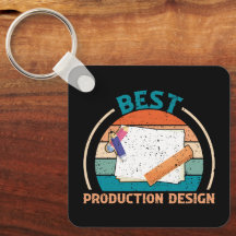 Best Production Design - Retro Style Keychain