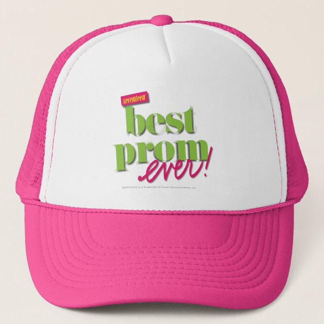 Best Prom Ever - Green Trucker Hat (Front)