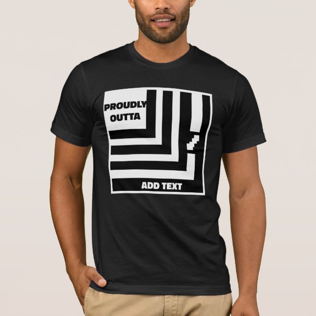 Best '' Proudly Outta'' FOR Tee shirt (Front)