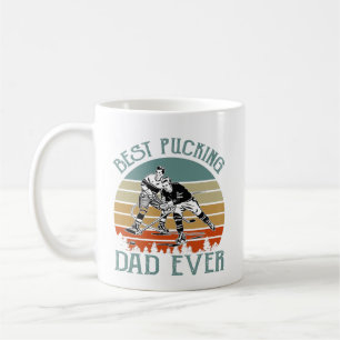 Best Pucking Dad Ever Ice Hockey Father's Day Coffee Mug