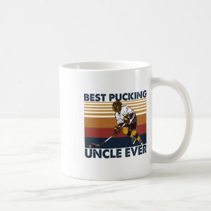 Best Pucking Uncle Ever Funny Hockey Uncle Saying Coffee Mug