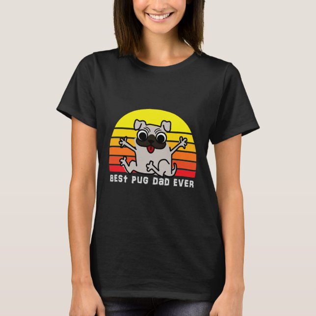 Best Pug Dad Ever Essential  845 T-Shirt (Front)