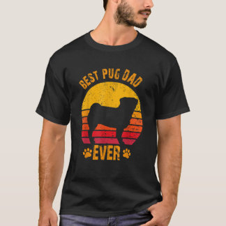 Best Pug Dad Ever Funny Gift Father T-Shirt