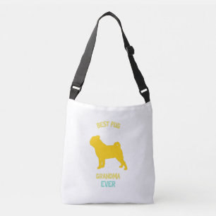 BEST PUG GRANDMA EVER CROSSBODY BAG