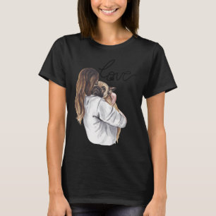 Best Pug Mom Dad Ever Dog Owner Lover Parent T-Shirt
