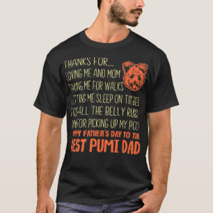 Best Pumi Father's Day Gift T-Shirt