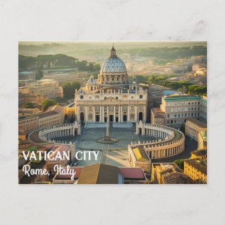 Best Quiet Places in Italy Postcard – Vatican City