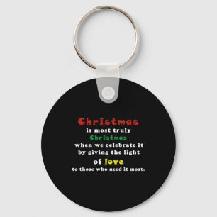 Best Quote Christmas Keychain