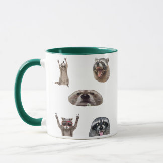 Best Raccoon Meme Compilation Funny Meme Set Mug
