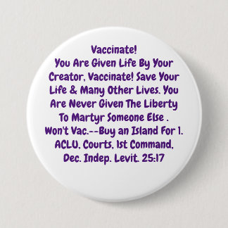 Best reasoning for all to Vaccinate! Button