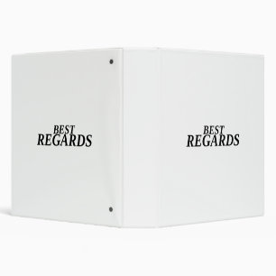 Best Regards Professional Project Binder