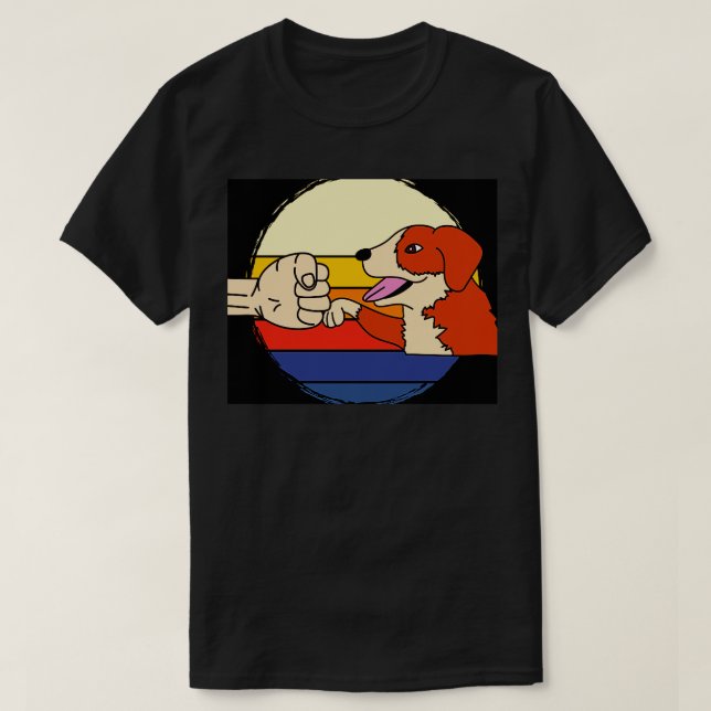 Best Retro Dog Owner Of All Time9 T-Shirt (Design Front)
