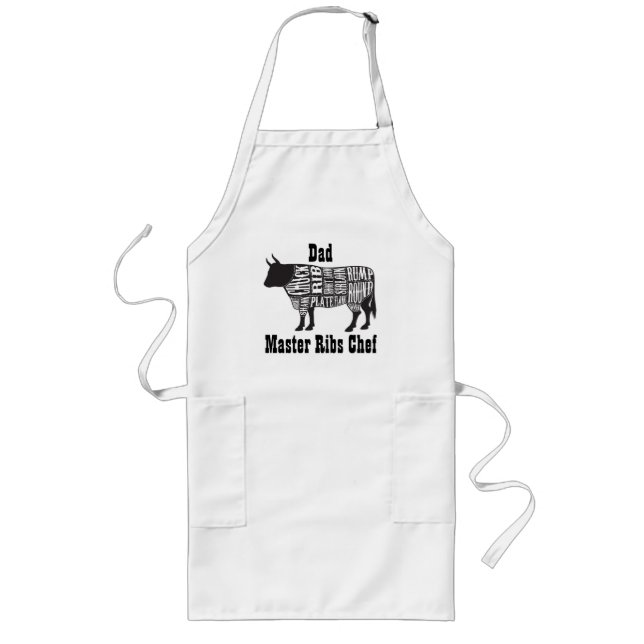 Best Ribs Chef, Customizable Apron (Front)