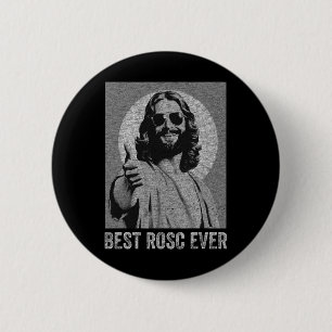Best Rosc Ever Fun Easter Jesus Nurse Doctor Surge 2 Inch Round Button