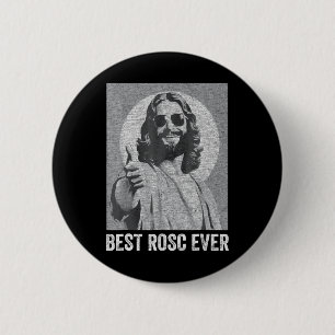 Best ROSC Ever Funny Easter Jesus Nurse Doctor 2 Inch Round Button