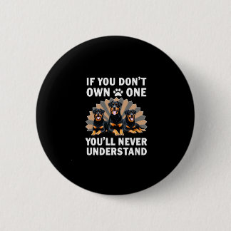 Best Rottweiler Art For Men Women Kids Rottie Rott 2 Inch Round Button