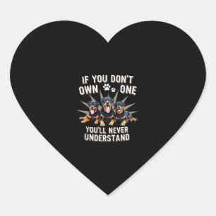 Best Rottweiler Art For Men Women Kids Rottie Rott Heart Sticker