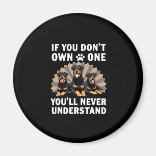 Best Rottweiler Art For Men Women Kids Rottie Rott Magnet