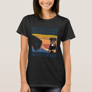 Best Rottweiler Mom Ever Dog Mom Mothers T-Shirt