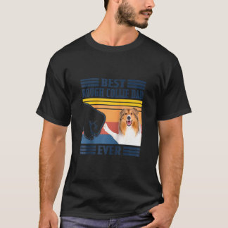 Best Rough Collie Dad Ever Father's Day Christmas  T-Shirt