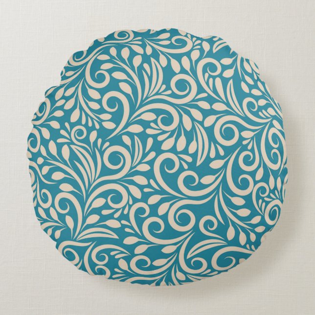 Best Round Throw Pillow (16") (Front)