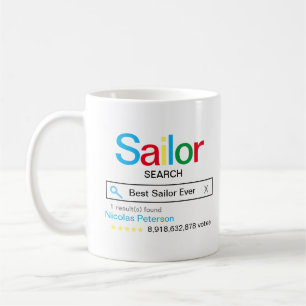 Best Sailor Ever Search engine Result With name Coffee Mug