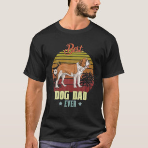 Best Saint Bernard Dad Ever Daddy Dog Lover Owner T-Shirt