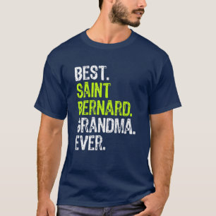 Best Saint Bernard Grandma Ever Dog Lover T-Shirt