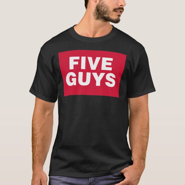 Best Seller Five Guys Merchandise Essential T-Shir T-Shirt (Front)