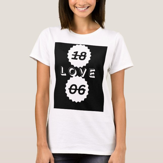 Best-Selling 18/06 Love T-Shirt – Limited Edition, (Front)