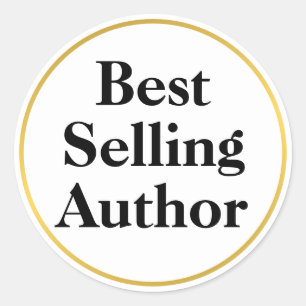 Best Selling Author Classic Round Sticker