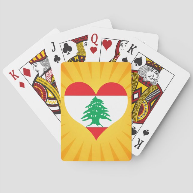 Best Selling Cute Lebanon Playing Cards (Back)