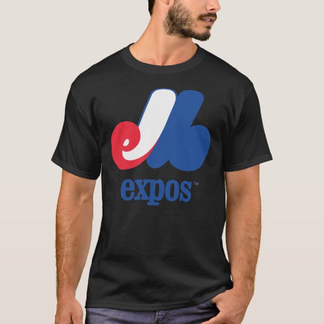 Best Selling Montreal Expos Logo Merchandise Essen T-Shirt (Front)