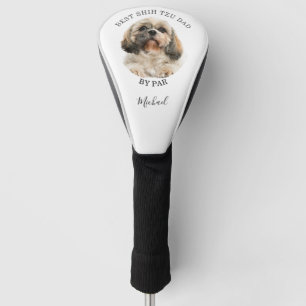 Best Shih Tzu Dog Dad Birthday Keepsake Golf Head Cover