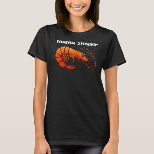 Best Shrimp For Women Mom Prawn Animal Seafood T-Shirt