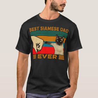 Best Siamese Cat Dad Ever T-Shirt