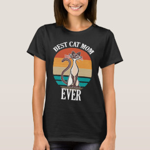 Best Siamese Cat Mom Ever Cat T-Shirt