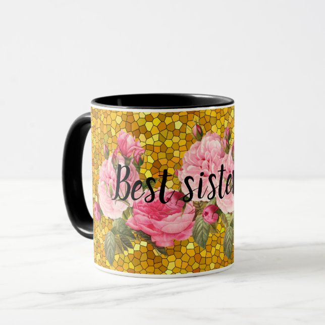 Best sister ever mug (Front Left)