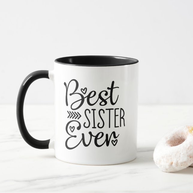 Best Sister Ever Mug (With Donut)
