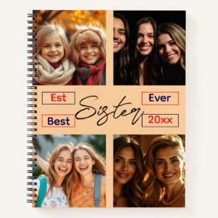 Best Sister Ever Personalized Journal with Custom