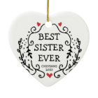 Best Sister Ever Personalized Sibling Friendship