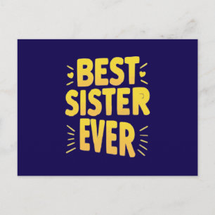 Best Sister Ever  Postcard