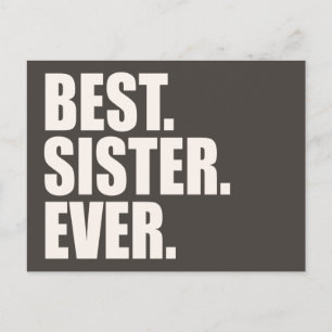 Best. Sister. Ever. Postcard