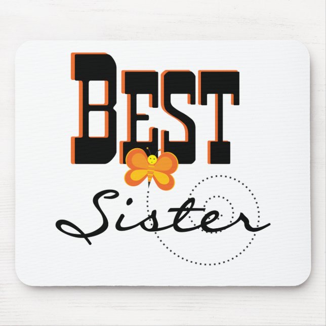 Best Sister T-shirts and Gifts Mouse Pad (Front)