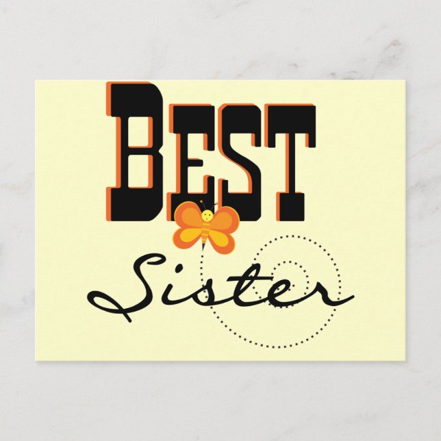 Best Sister T-shirts and Gifts Postcard (Front)