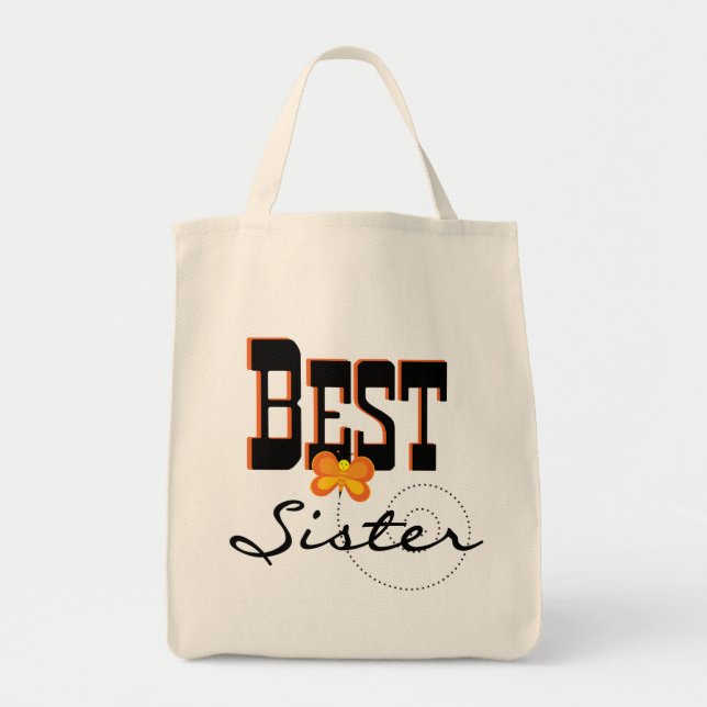 Best Sister T-shirts and Gifts Tote Bag (Front)