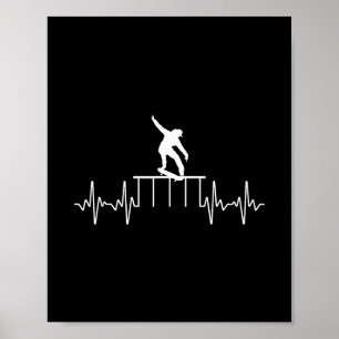 Best Skater Gifts Skateboarder Art For Men Women U Poster