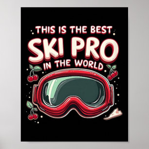 Best Skiing Pro Sports Snow  Poster