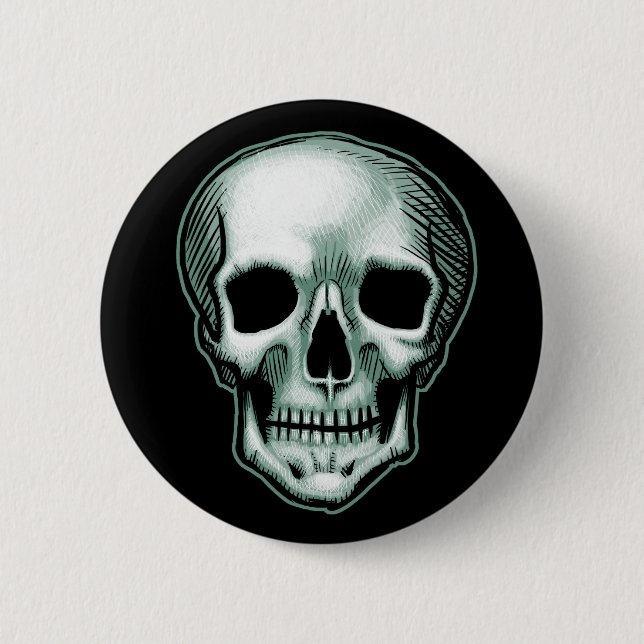 Best Skull in The World, EVER! 2 Inch Round Button (Front)